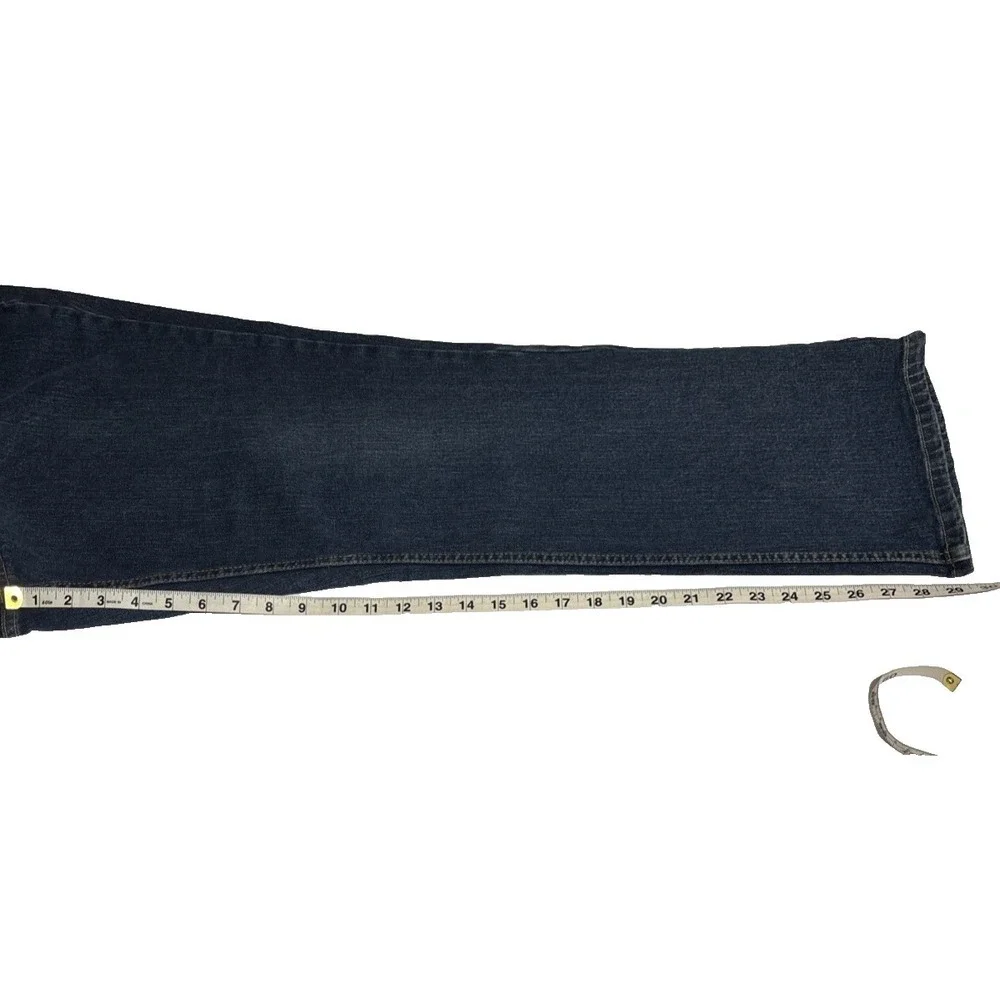 Route 66 Original Women's Size 18A Stretch Dark Blue Denim Jeans‎ Mid Rise